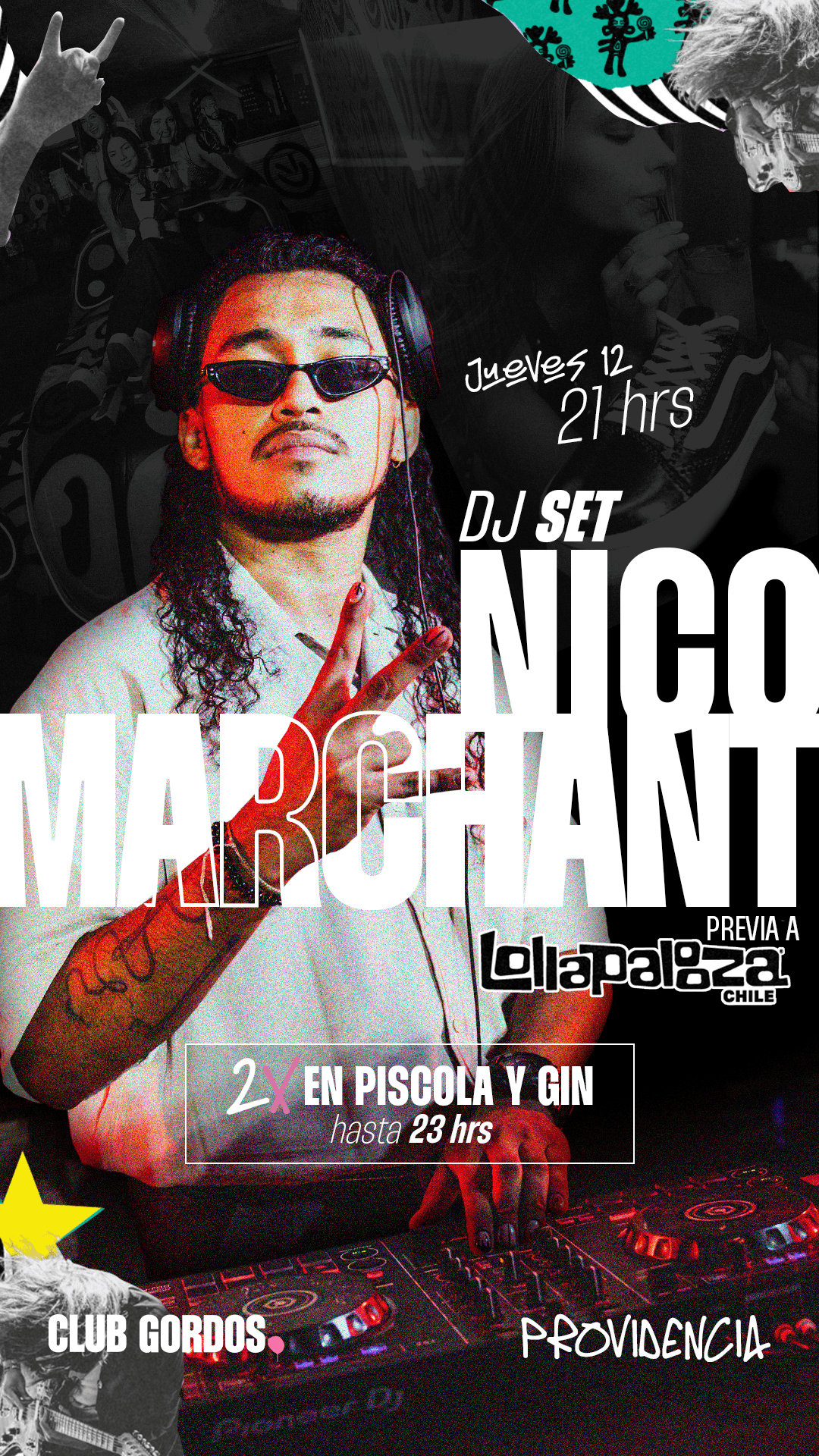 Nico Marchant Dj Set en Club Gordos image}